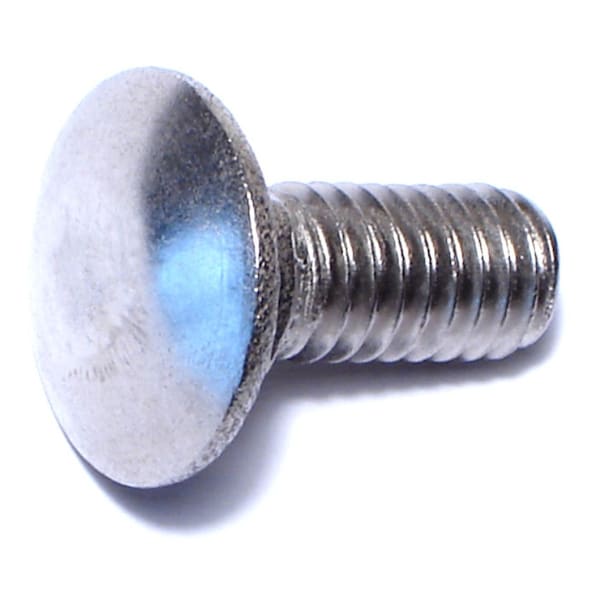 Midwest Fastener Carriage Bolt, Square Neck, 18 (Coarse), 3/4 in L, 18-8 Stainless Steel, 8 PK 65001 - main